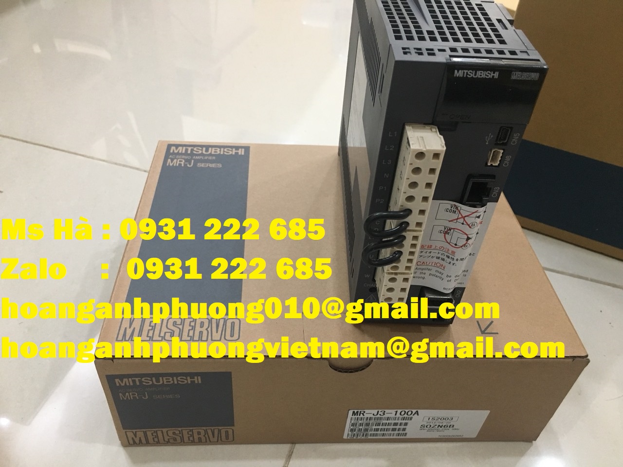 Bộ điều khiển động cơ MR-J3-100A nhập khẩu 