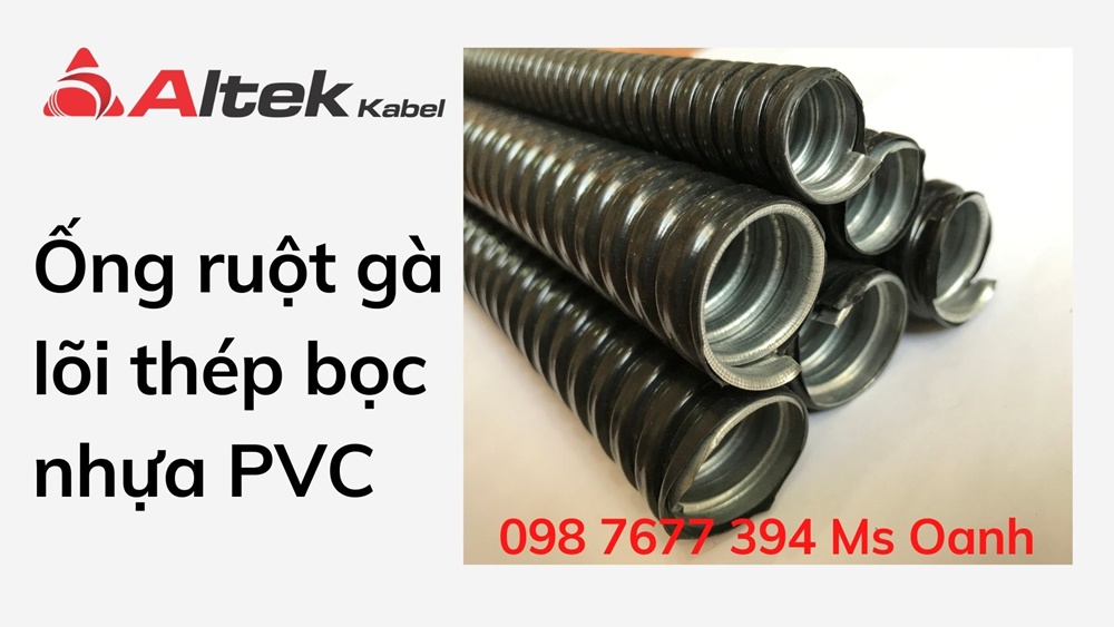 kho sỉ ống ruột gà lõi thép bọc nhựa pvc