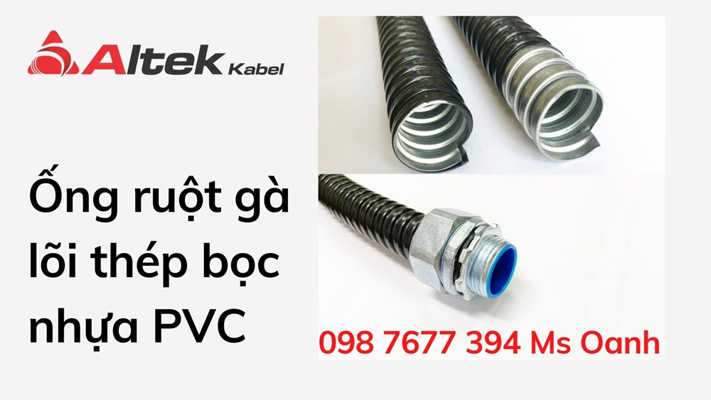 kho sỉ ống ruột gà lõi thép bọc nhựa pvc