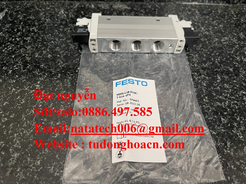 VUVG-L18-P53C-T-G14-1P3 van điện từ Festo chính hãng bảo hành 