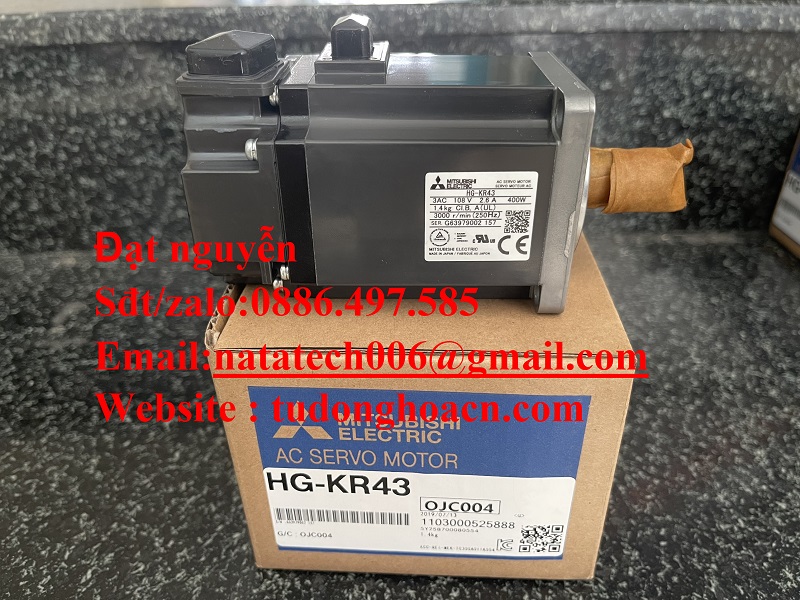 HG-KR43 Động cơ 400W chính hãng full box - Công ty Natatech