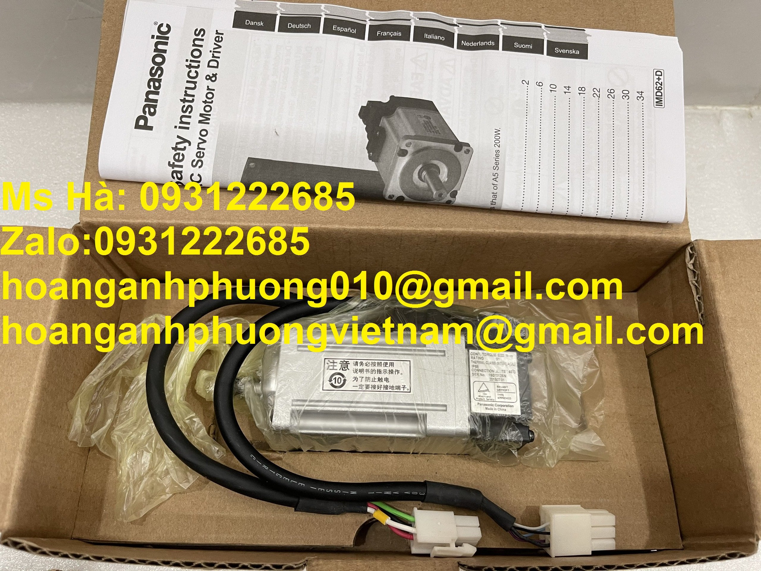 Ac servo panasonic chính hãng 100% MSMD012G1C