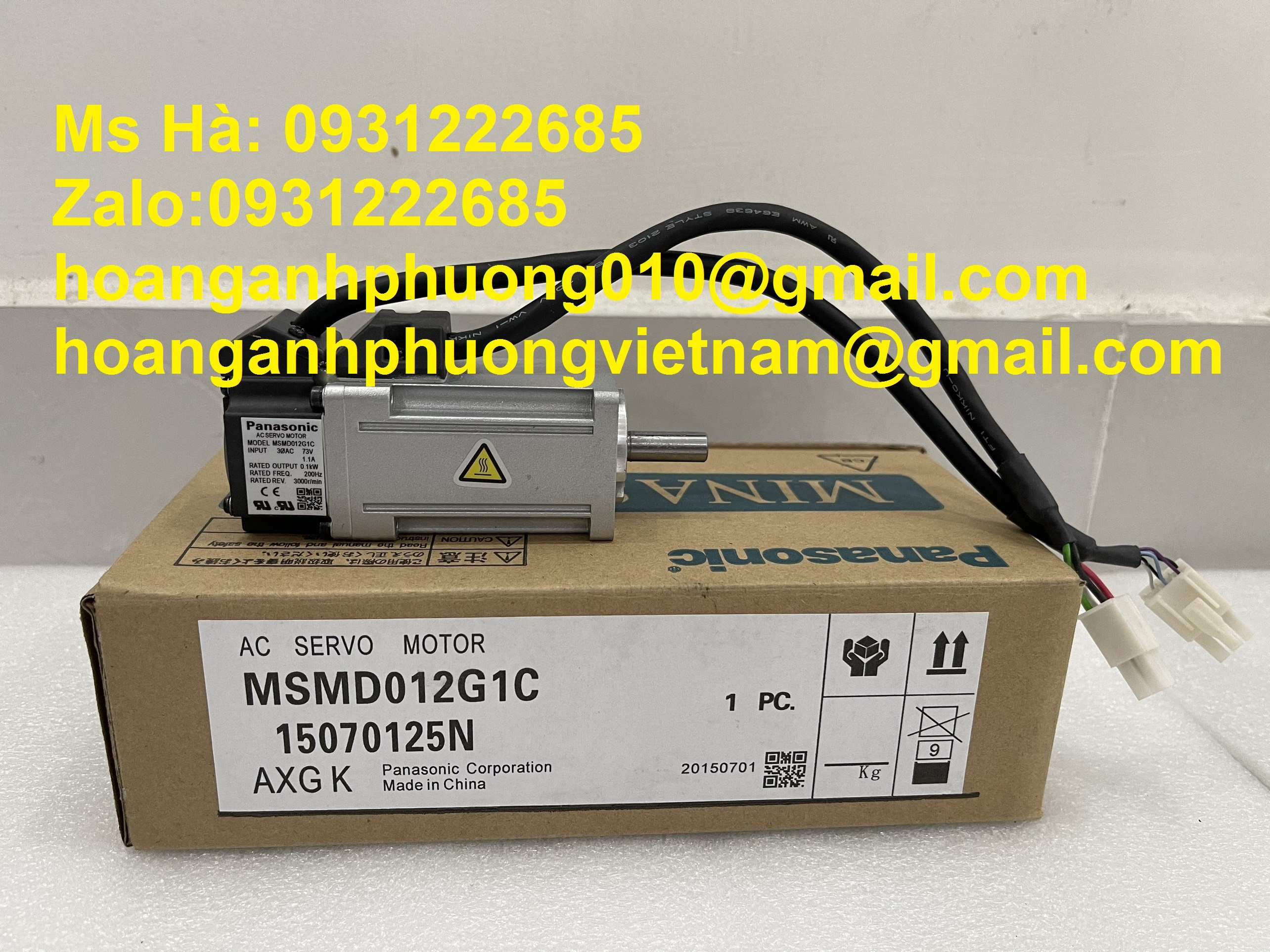 Ac servo panasonic chính hãng 100% MSMD012G1C
