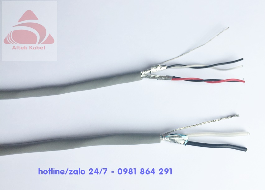 Cáp tín hiệu vặn xoắn chống nhiễu 3pair 18awg Altek Kabel