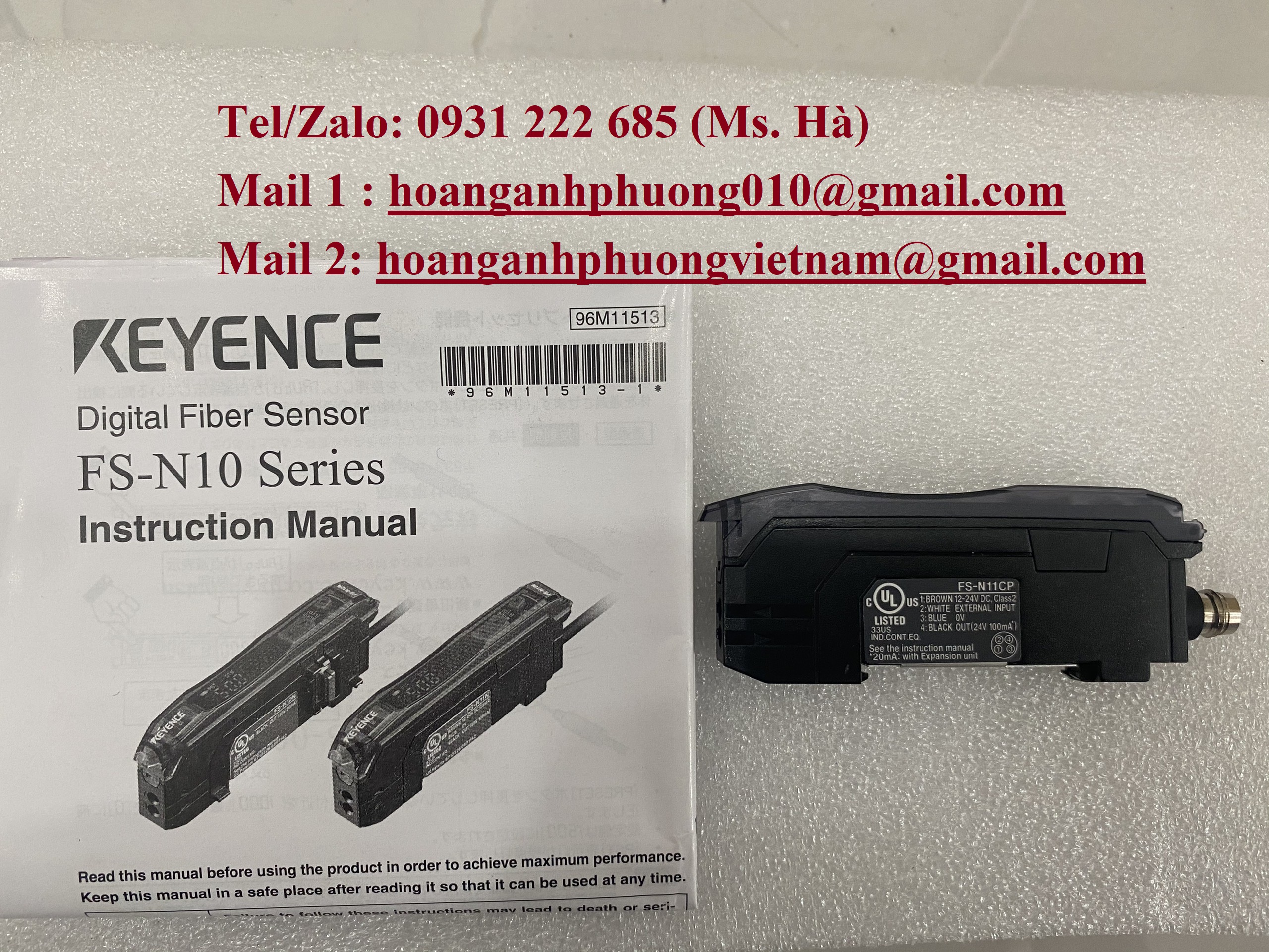 Cảm biến chính hãng keyence FS-N11CP hàng mới 