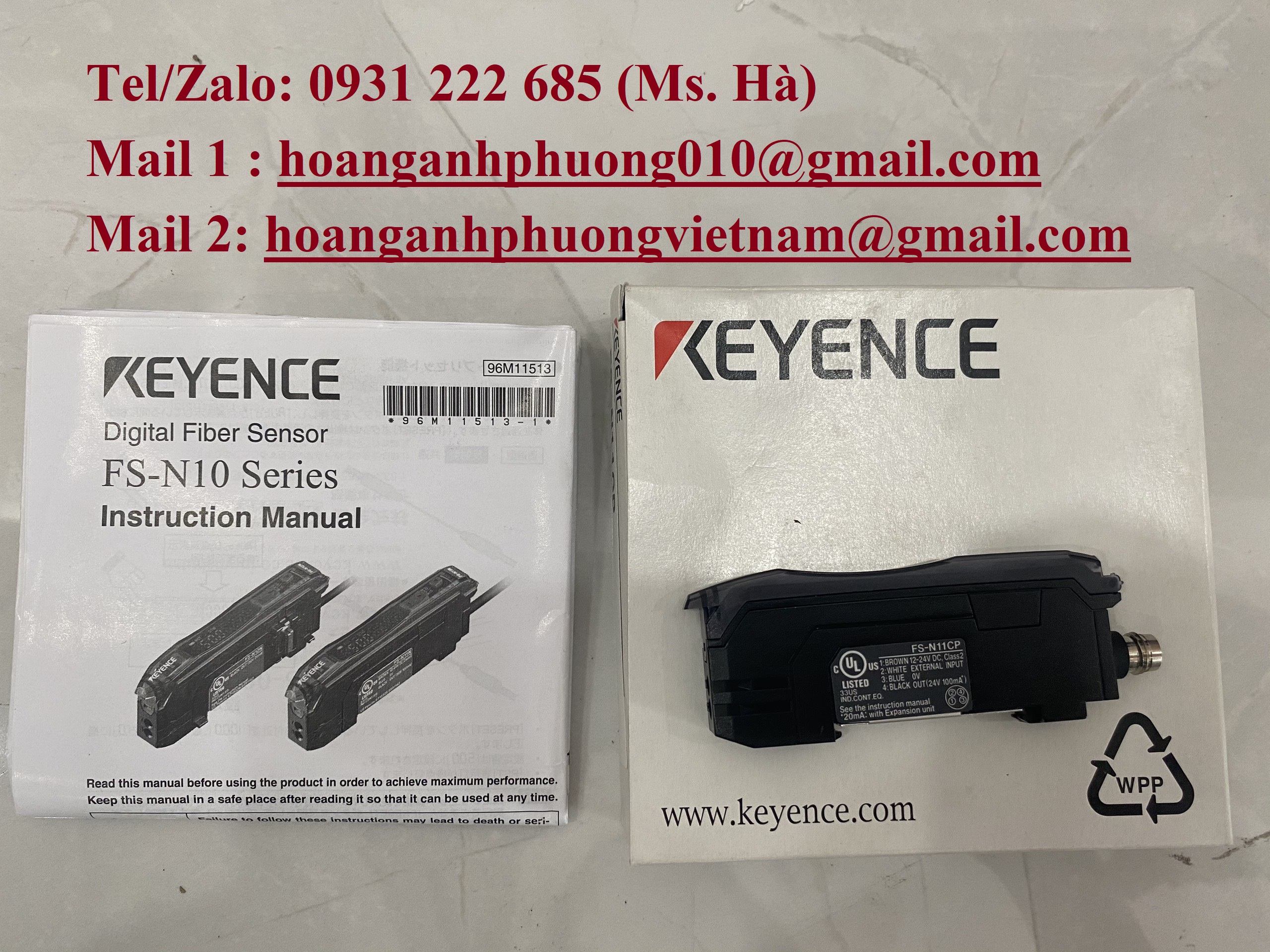 Cảm biến chính hãng keyence FS-N11CP hàng mới 