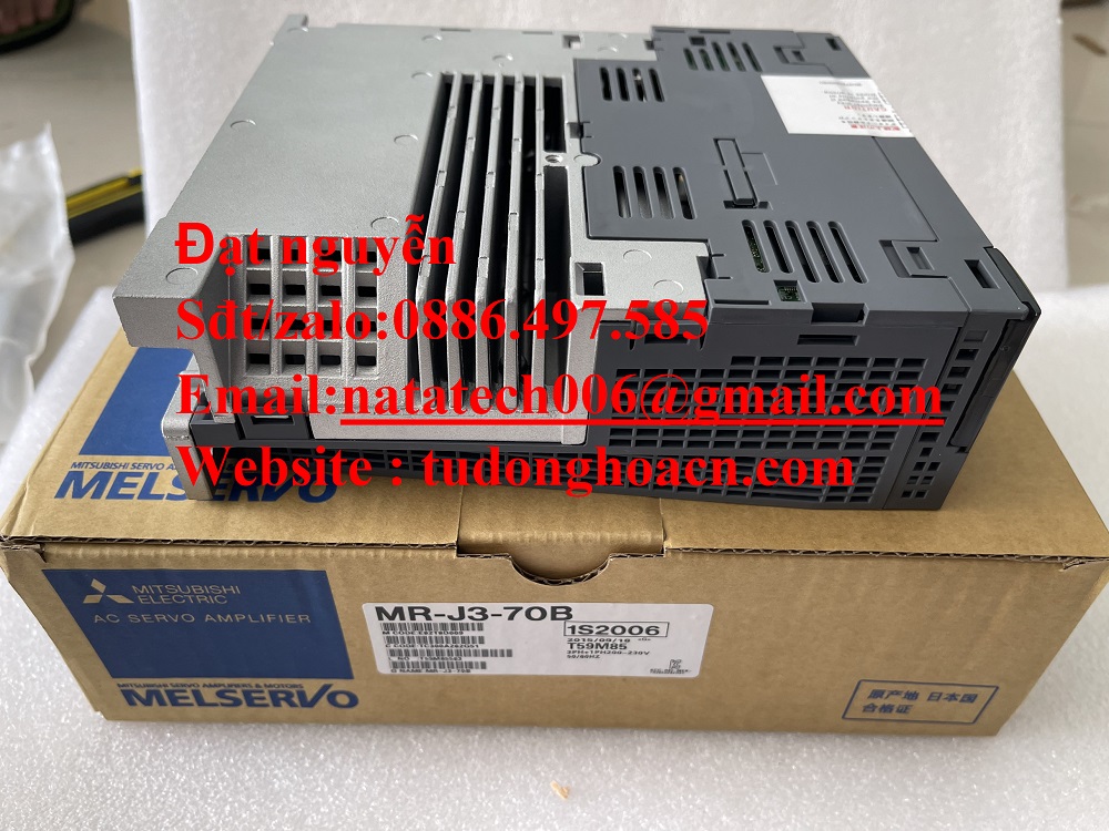 MR-J3-70B bộ điều khiển servo 700w chính hãng - Công ty Natatech 