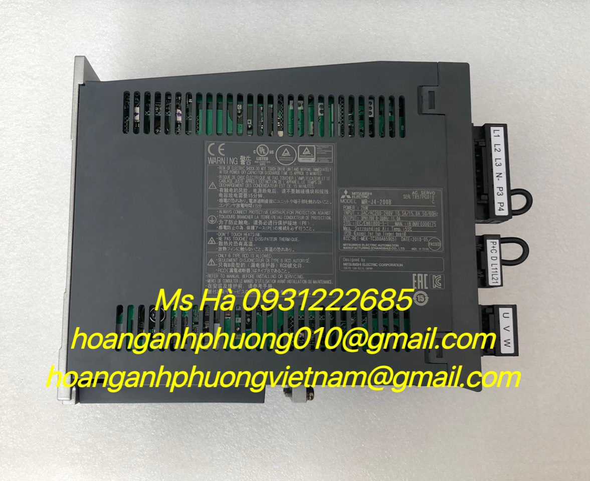 Mitsubishi MR-J4-200B dòng điều khiển servo mới 100%