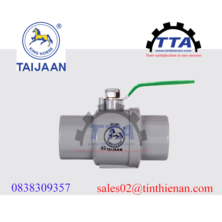 VAN PVC TAY INOX-CẦU INOX 49 - TAIJAAN - Tín Thiên An