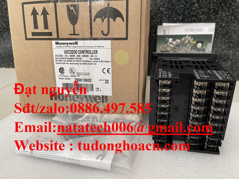 UDC3200 control Nhiệt độ chính hãng Honeywell bảo hành 1 năm 