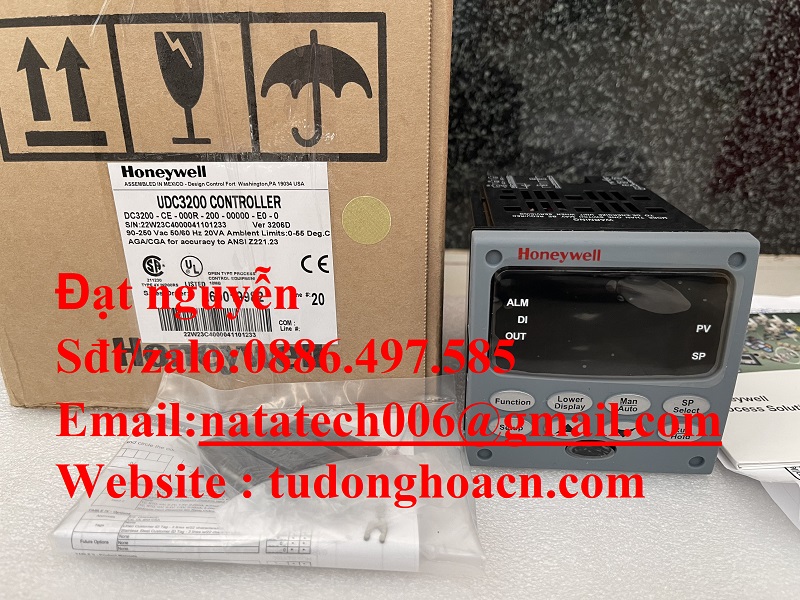 UDC3200 control Nhiệt độ chính hãng Honeywell bảo hành 1 năm 