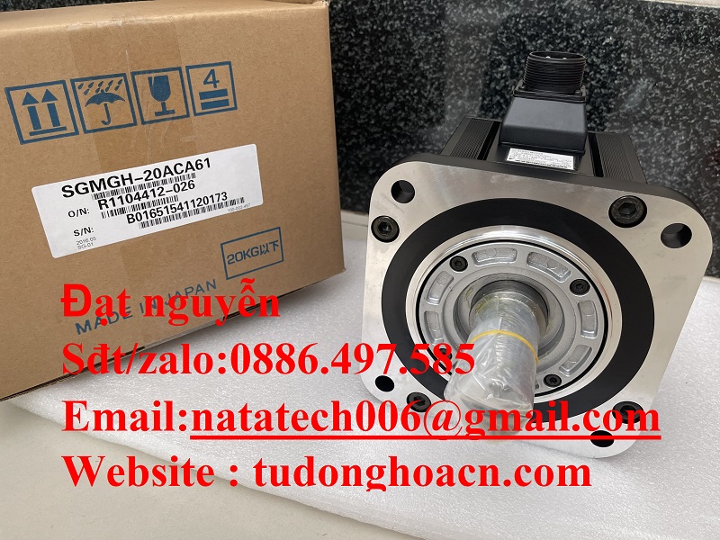 SGMGH-20ACA61 - Bộ Động cơ motor chính hãng bảo hành 1 năm 