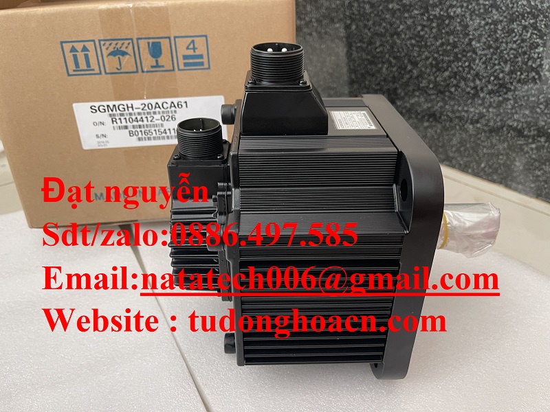 SGMGH-20ACA61 - Bộ Động cơ motor chính hãng bảo hành 1 năm 