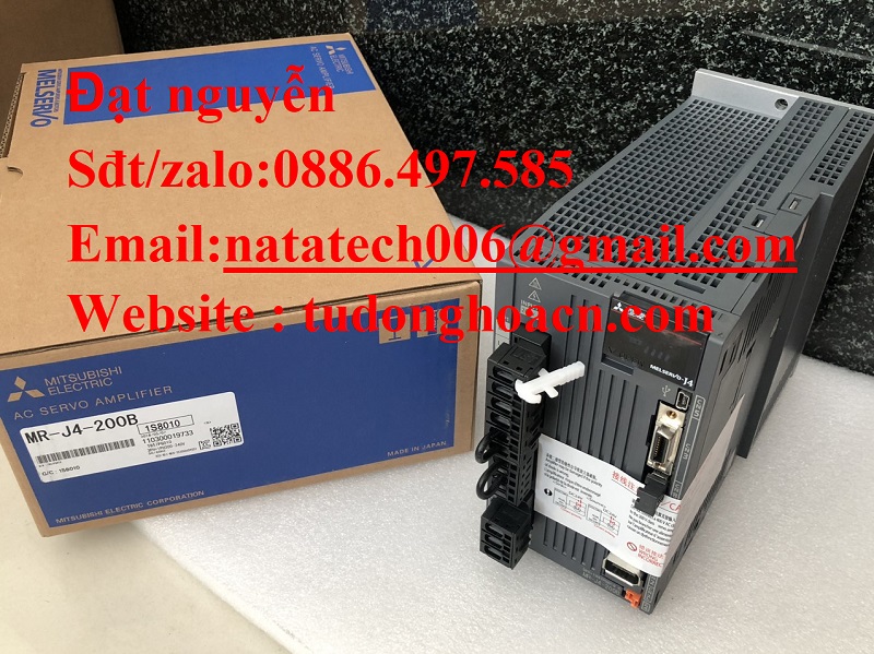 MR-J4-200B- Servo Driver Mitsu chính hãng - Công ty Natatech