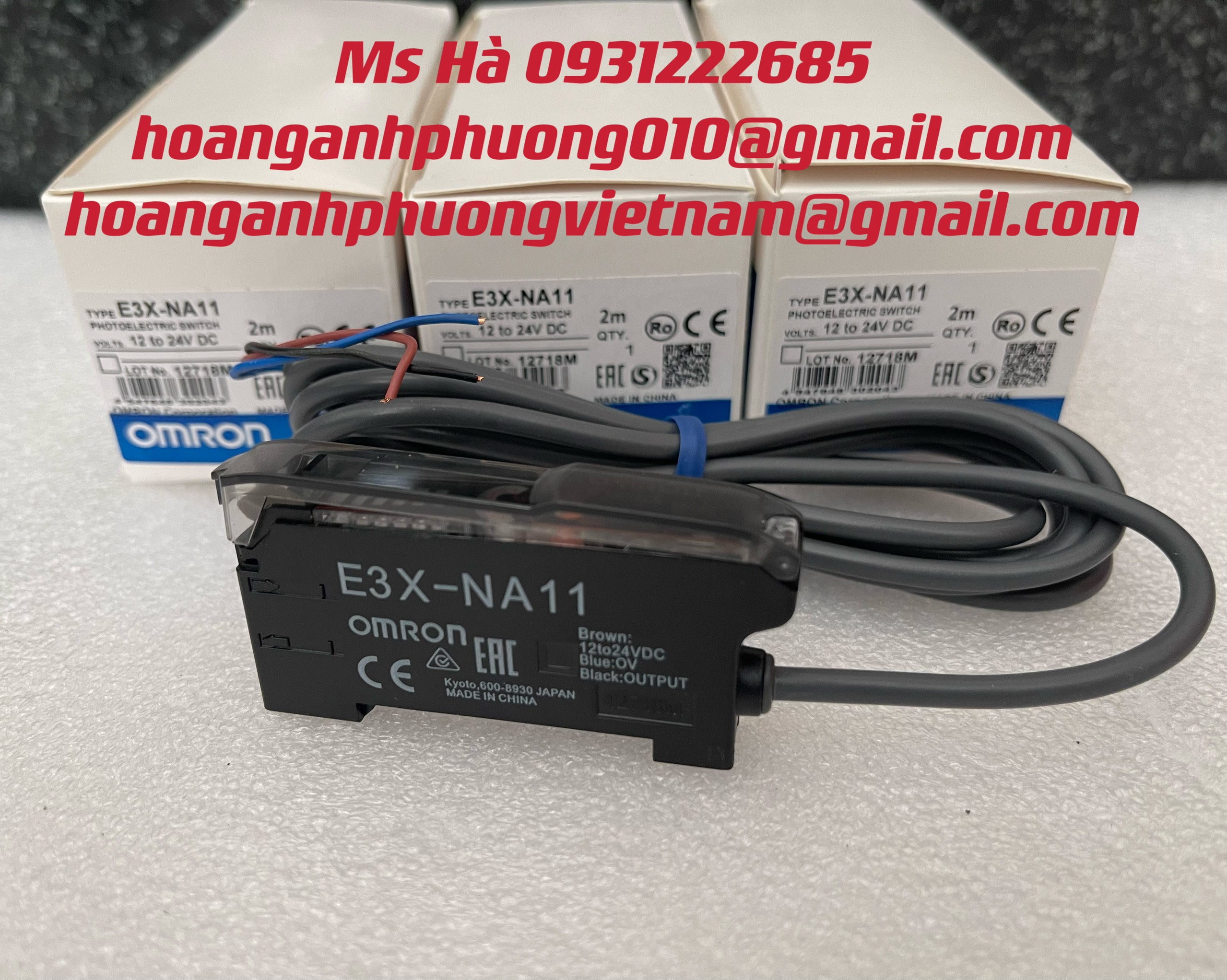 Omron E3X-NA11 cảm biến - bảo hành 12 tháng 