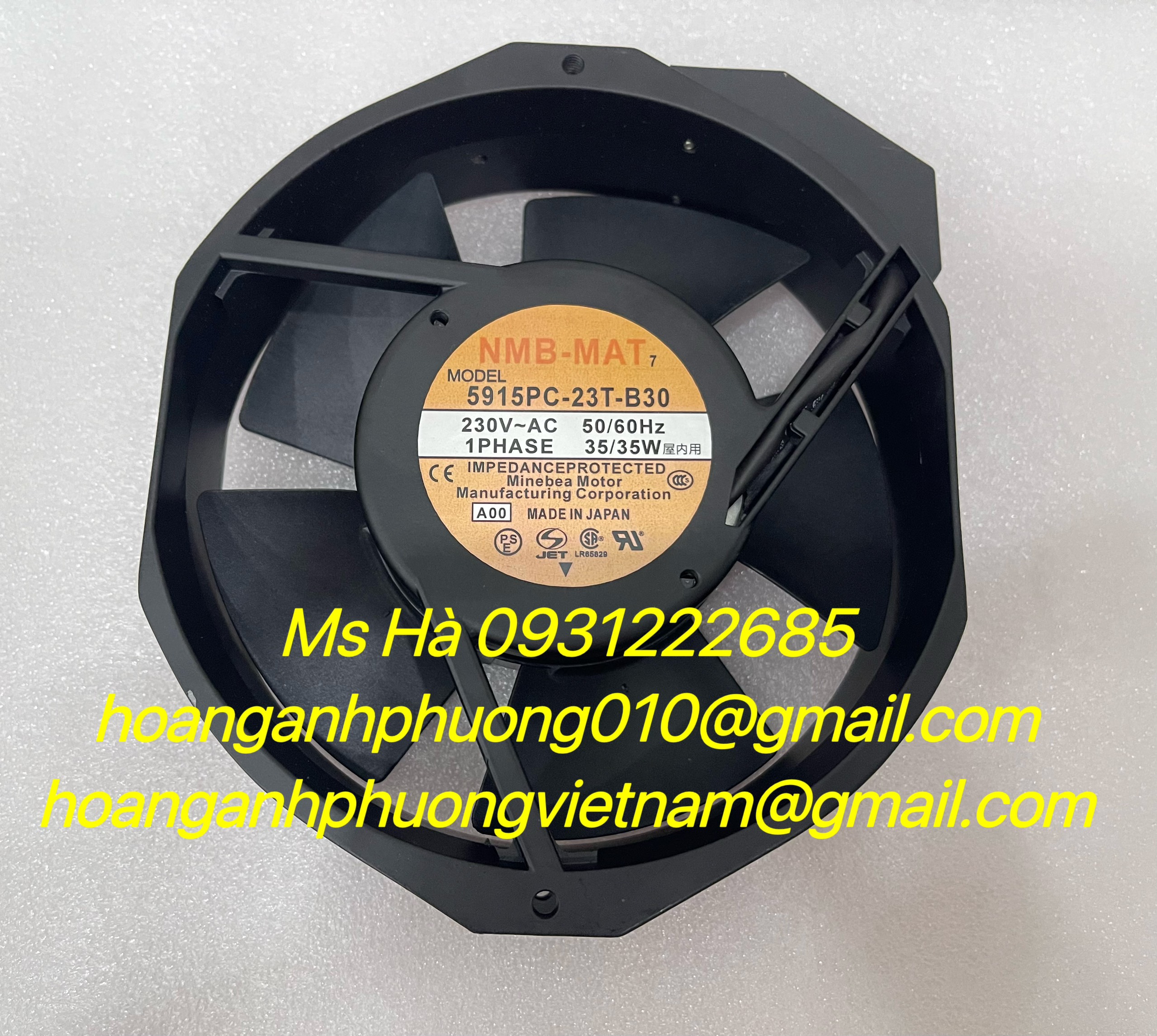 Quạt Ac NMB 5915PC-23T-B30 hàng mới, bảo hành 12 tháng 