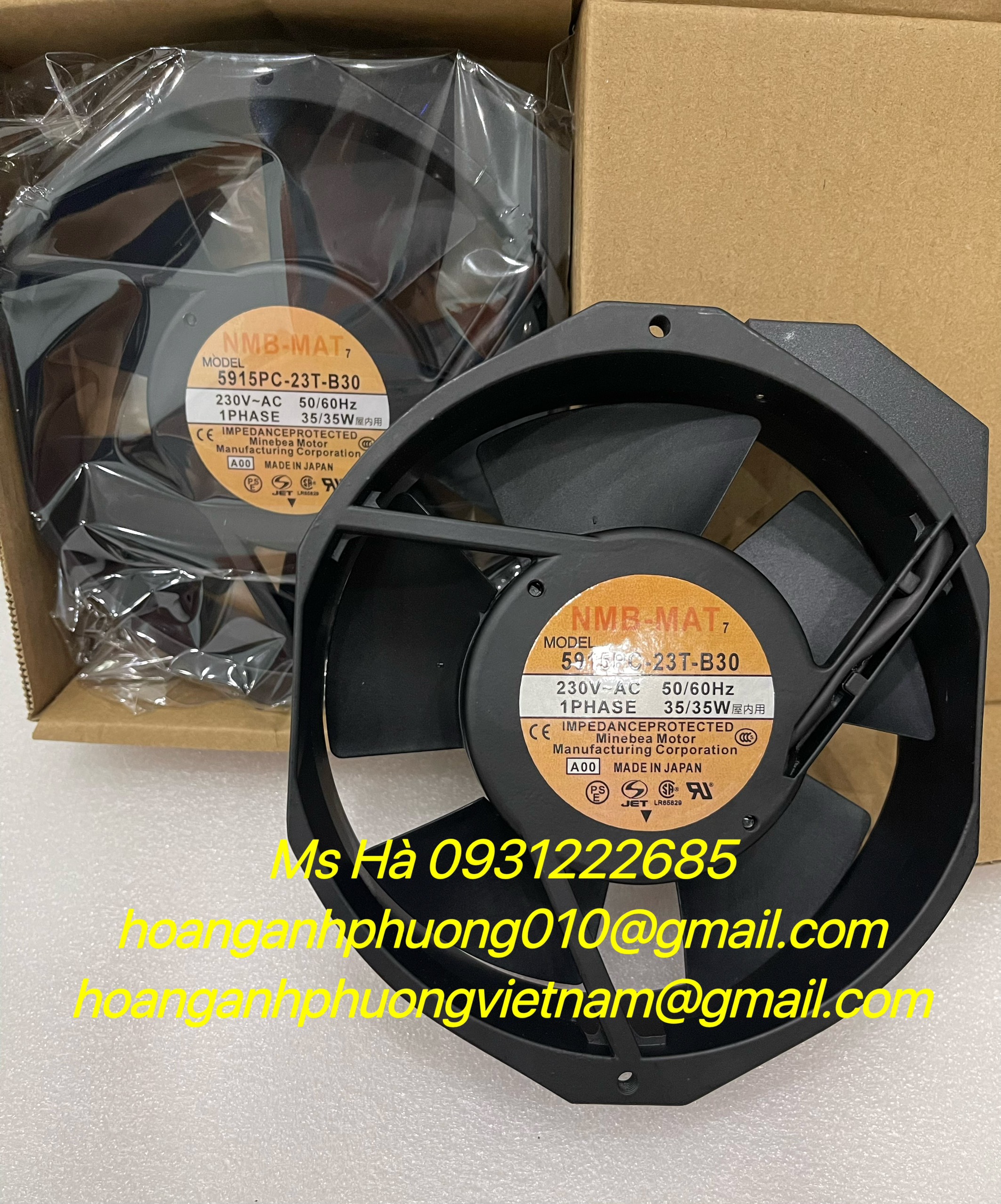 Quạt Ac NMB 5915PC-23T-B30 hàng mới, bảo hành 12 tháng 