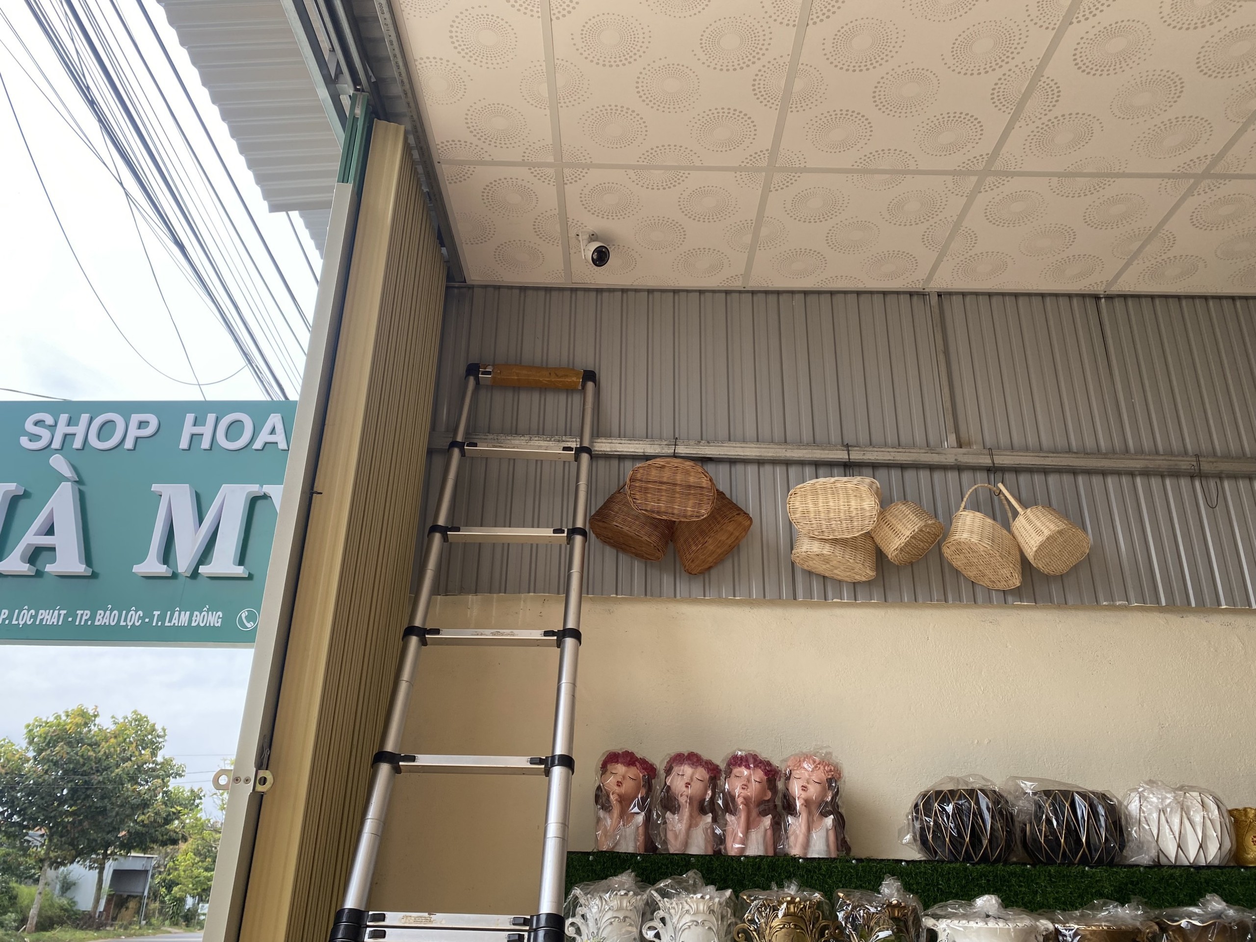 Lắp đặt Camera tại Shop Hoa Hà My Bảo Lộc Lâm Đồng 