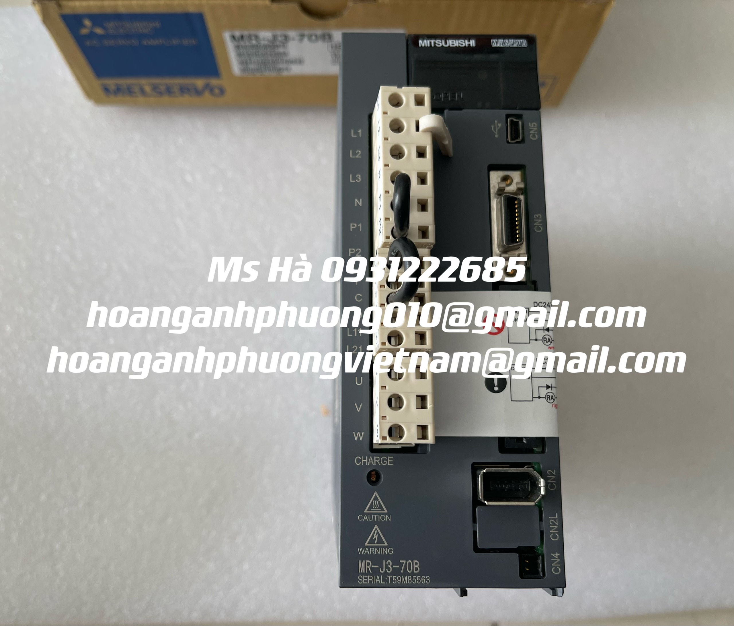 Nhập khẩu - bộ điều khiển MR-J3-70B mitsubishi 