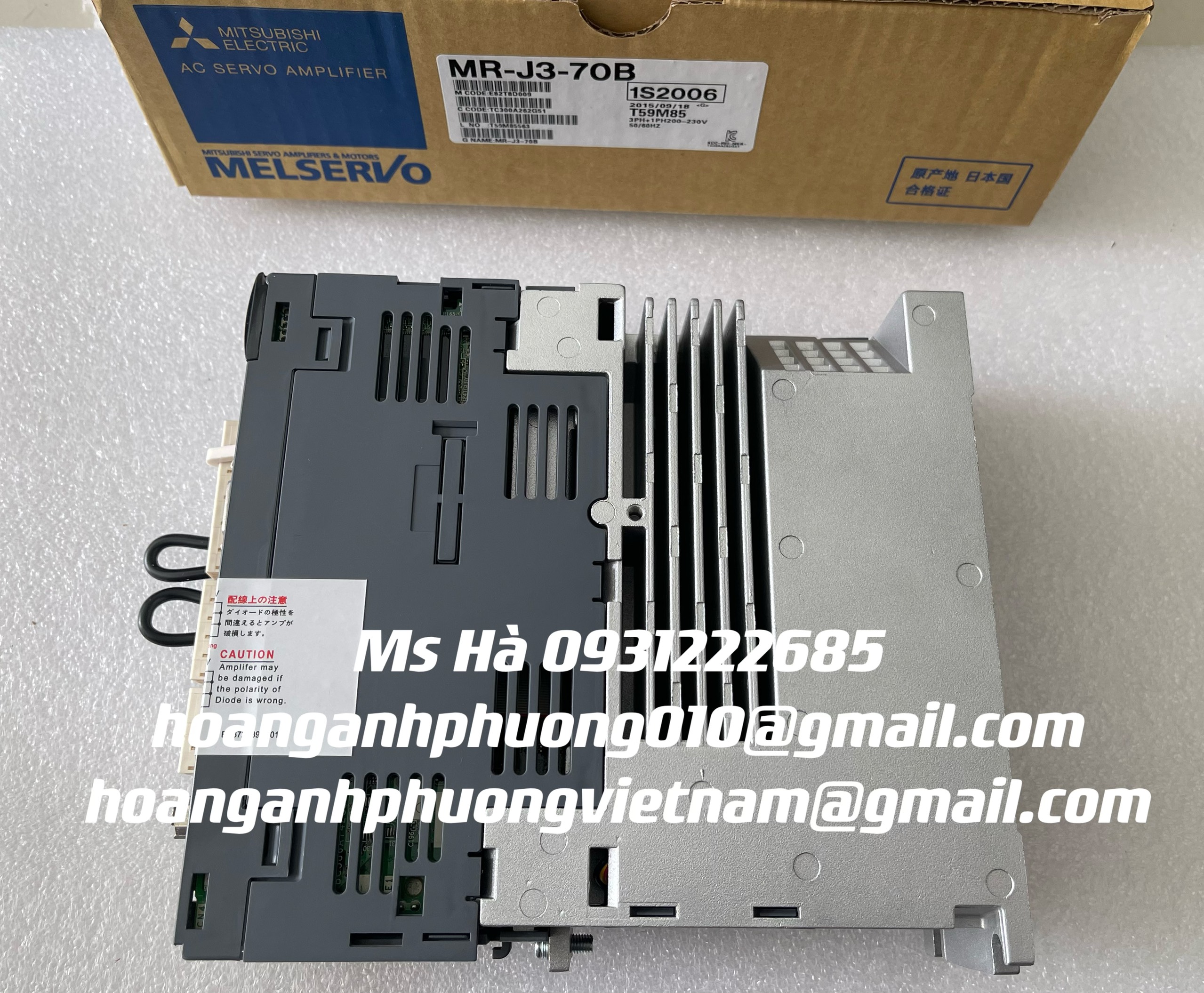 Nhập khẩu - bộ điều khiển MR-J3-70B mitsubishi 