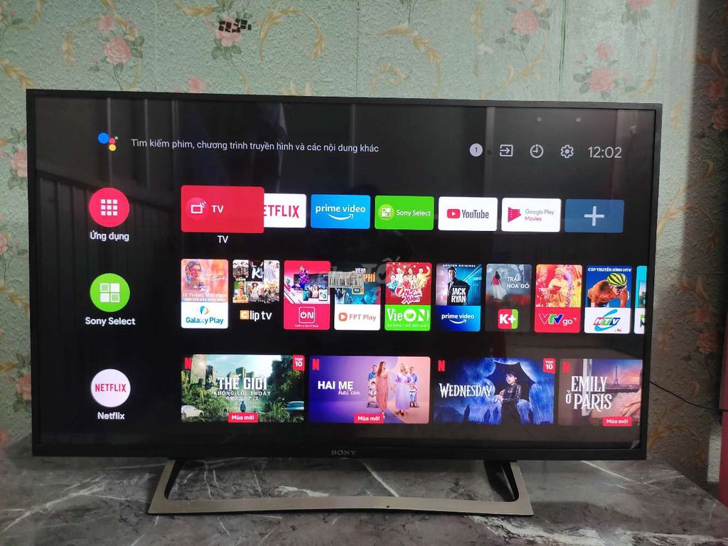 Android Tivi Sony 43 inch HDR 4k Giọng nói Đẹp 98%