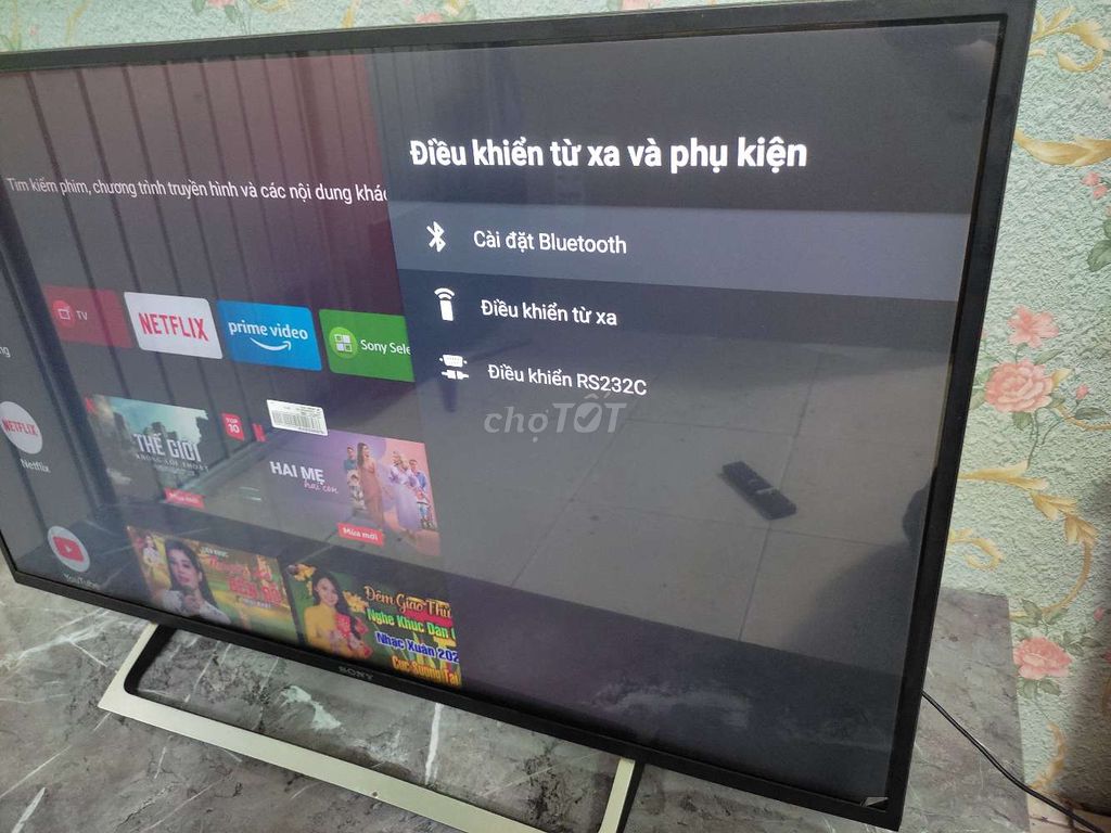 Android Tivi Sony 43 inch HDR 4k Giọng nói Đẹp 98%