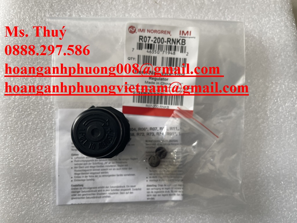 Bộ điều chỉnh áp suất R07-200-RNKB Chính hãng Norgen