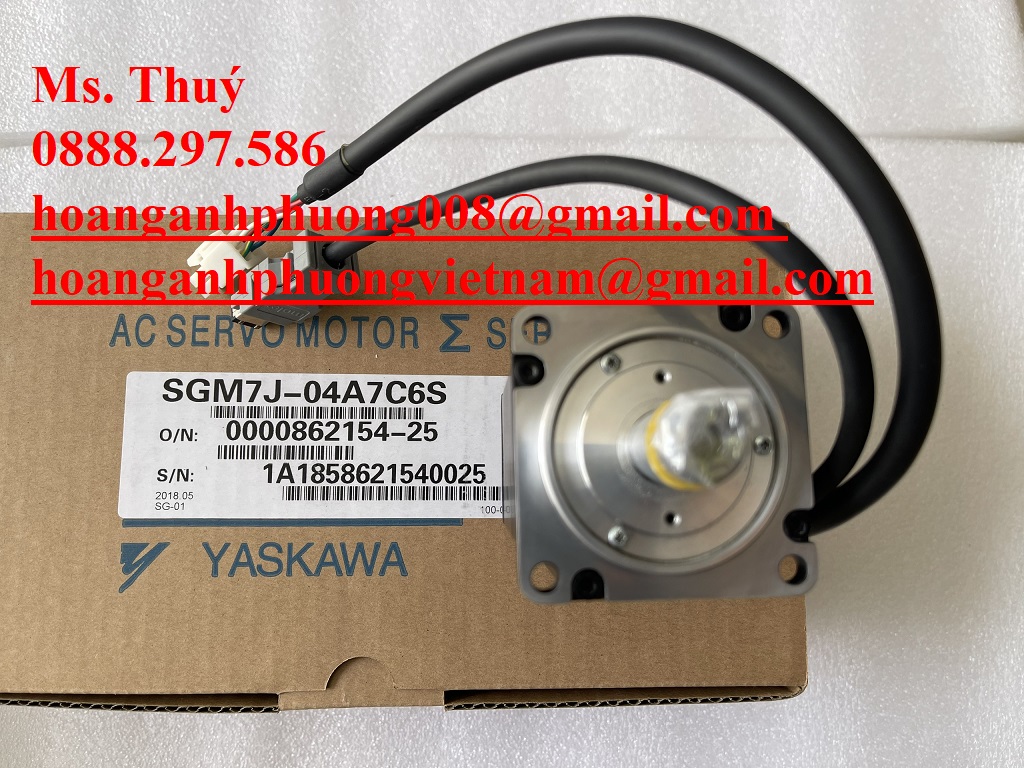 Động cơ SGM7J-04A7C6S chính hãng Yaskawa giá tốt