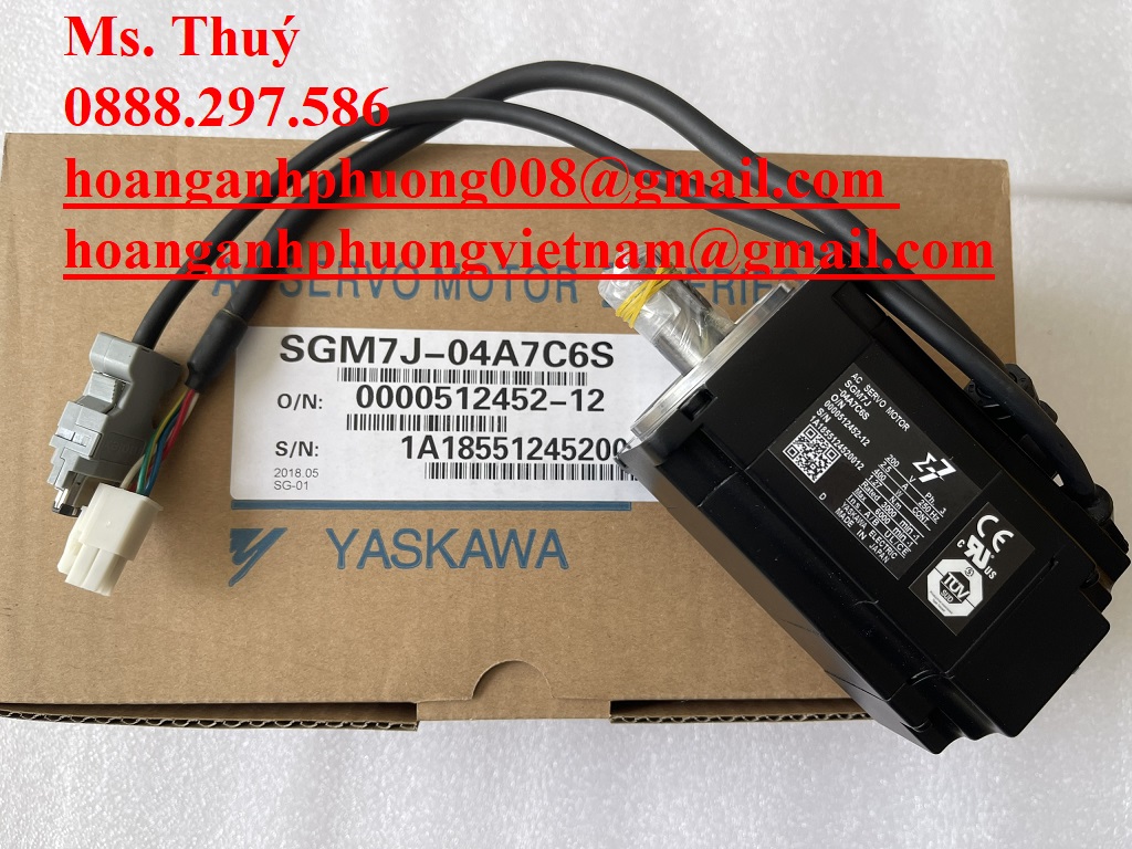 Động cơ SGM7J-04A7C6S chính hãng Yaskawa giá tốt