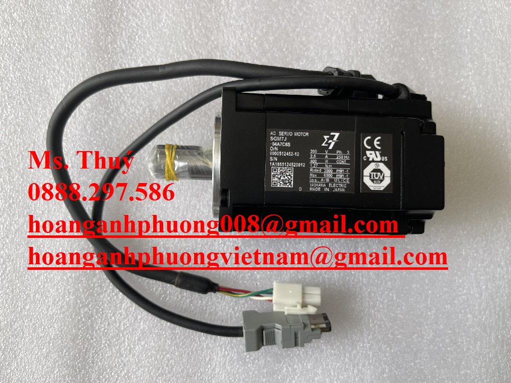 Động cơ SGM7J-04A7C6S chính hãng Yaskawa giá tốt