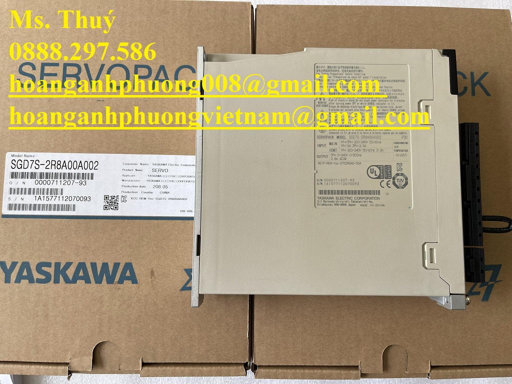 Yaskawa SGD7S-2R8A00A002 mới 100%  Bình Dương