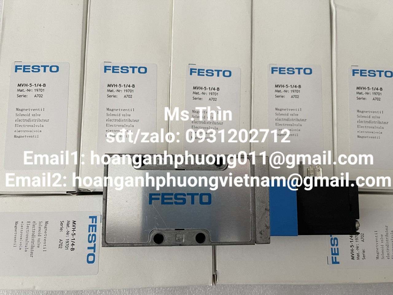 MVH-5-1/4-B (19701)  Van điện từ  Festo  chính hãng