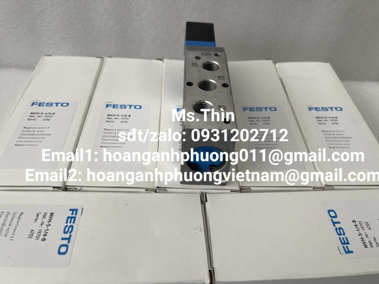 MVH-5-1/4-B (19701)  Van điện từ  Festo  chính hãng