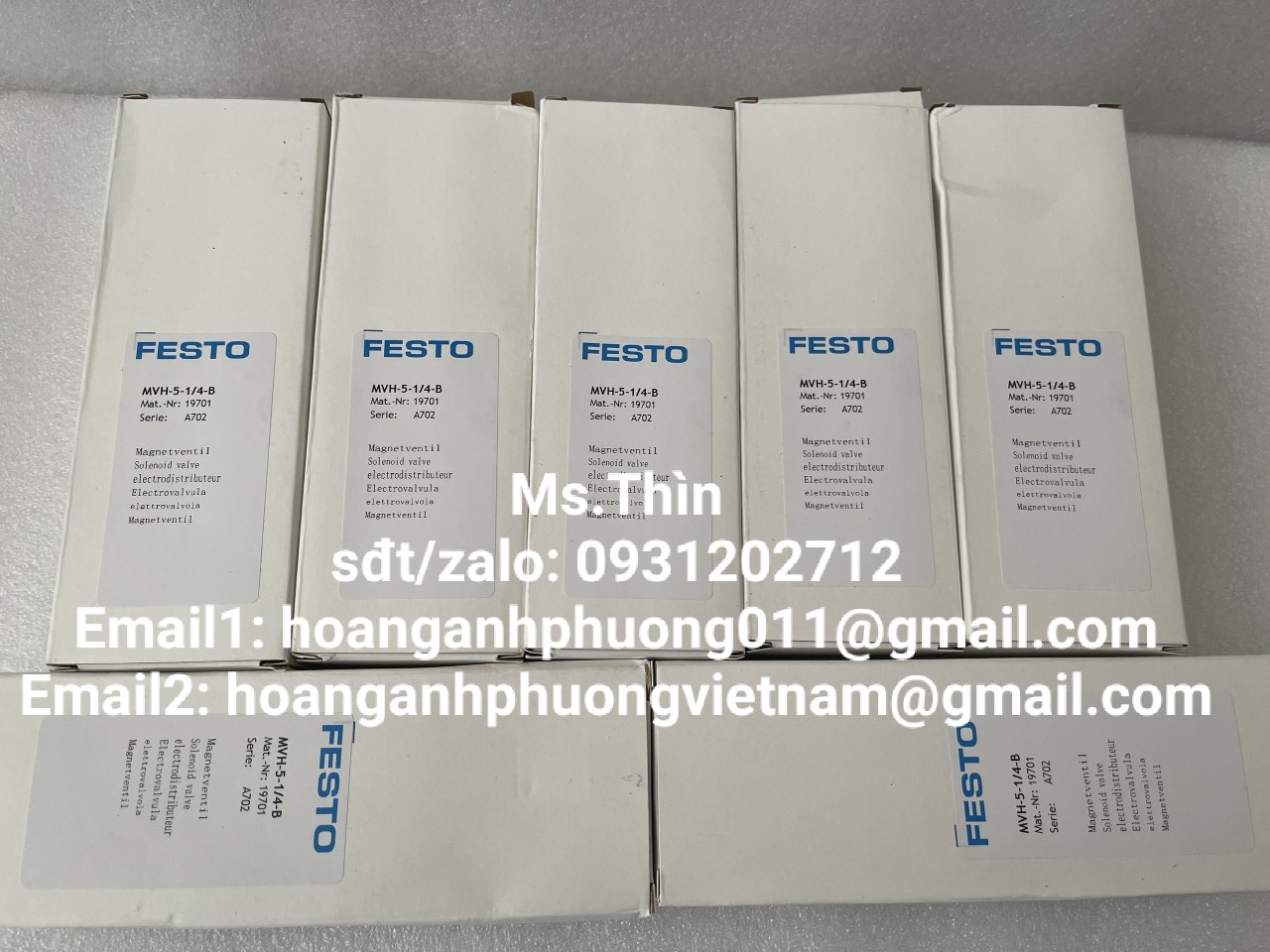 MVH-5-1/4-B (19701)  Van điện từ  Festo  chính hãng
