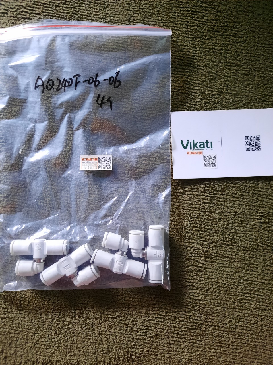 Van xả SMC AQ240F-06-06 - Bảo hành chính hãng 12 tháng