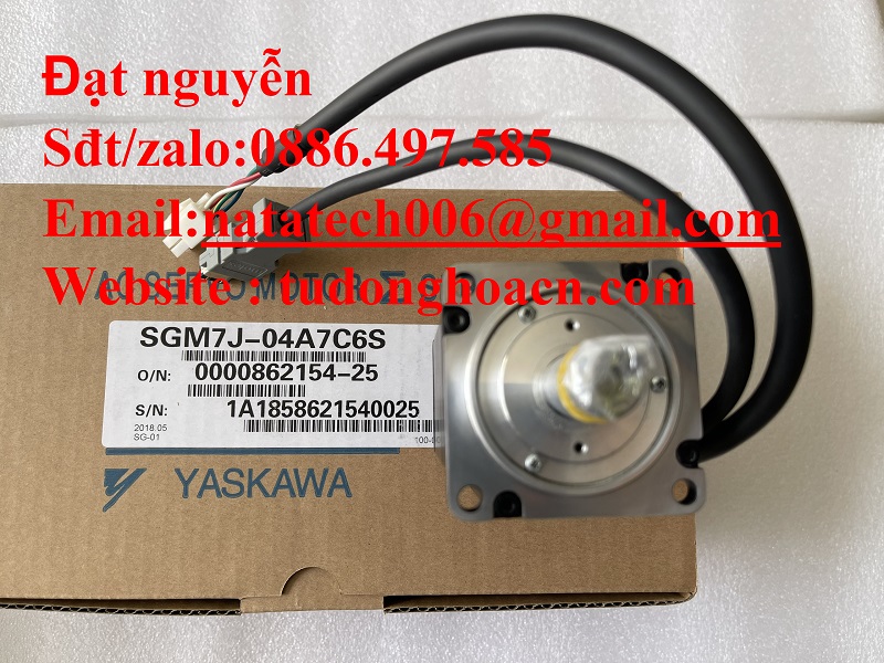 SGM7J-04A7C6S bộ động cơ Sẹc vô CNC chính hãng mới Yaskawa