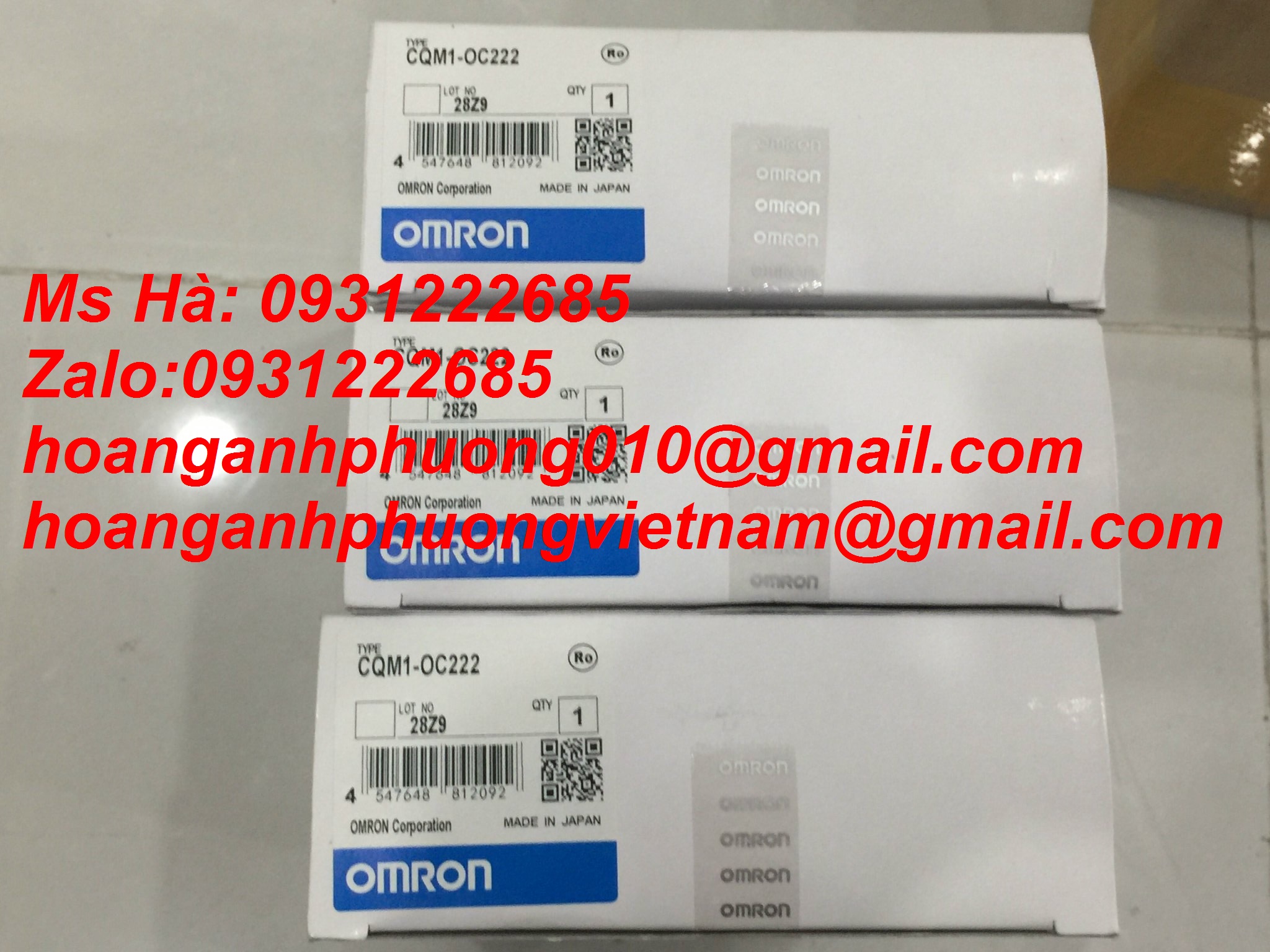 Mô đun mở rộng dòng PLC CQ1M-OC221 omron 