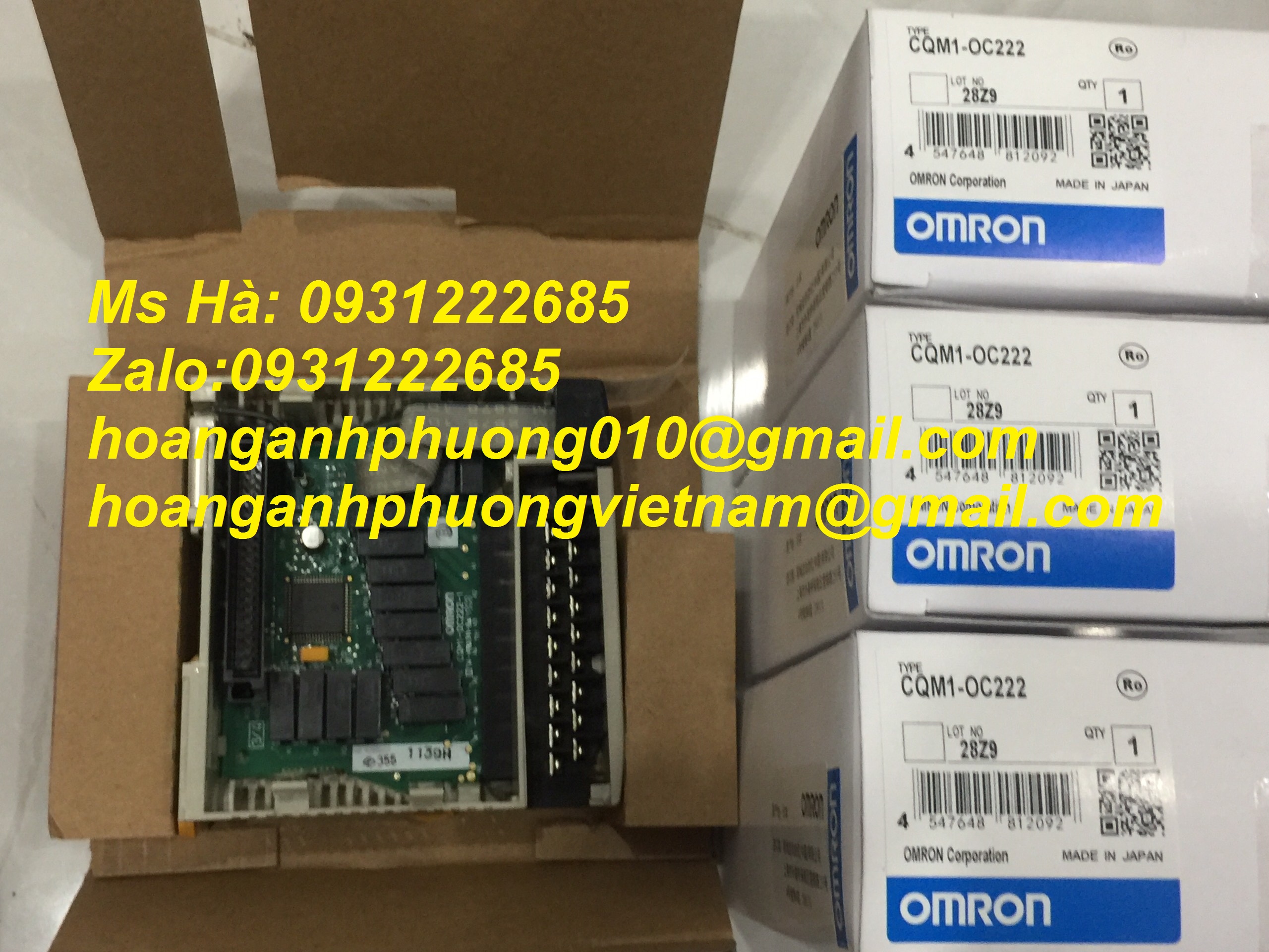 Mô đun mở rộng dòng PLC CQ1M-OC221 omron 