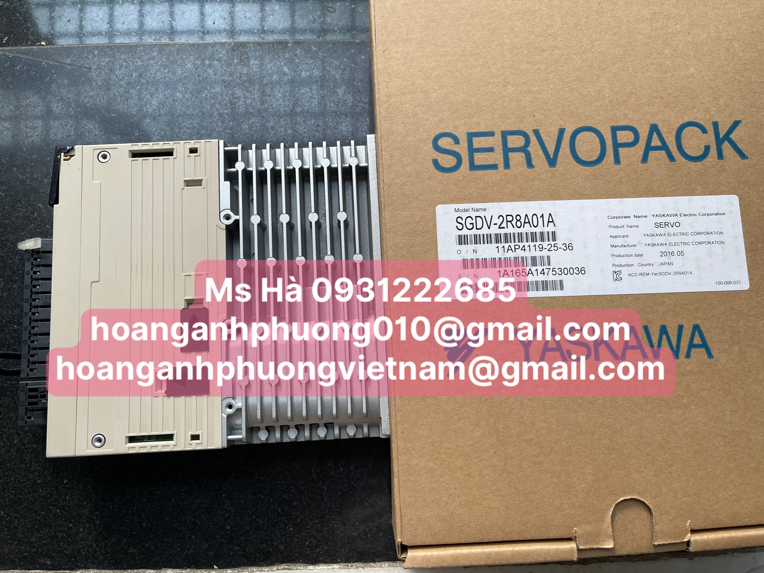 SGDV-2R8A01A yaskawa - bộ driver - giá cạnh tranh 