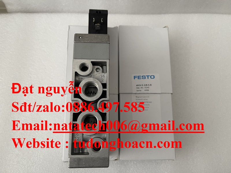 MVH-5-3/8-S-B Van điện từ Festo chính hãng giá kho chính hãng 