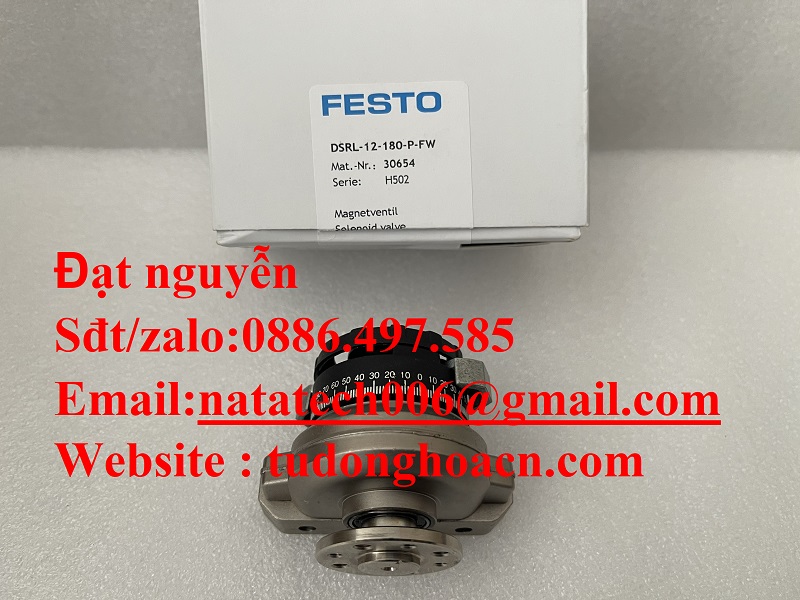 DSRL-12-180-P-FW xi lanh xoay chính hãng Festo giá kho 