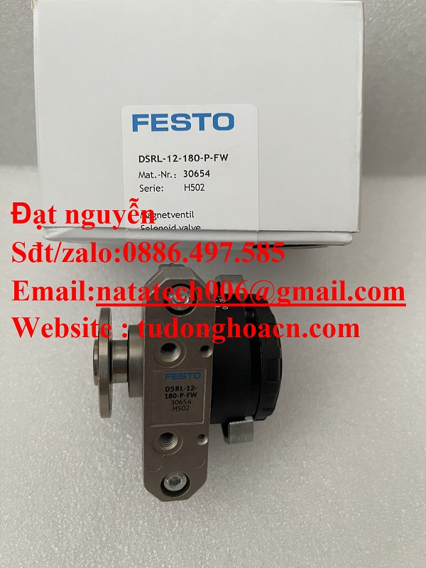 DSRL-12-180-P-FW xi lanh xoay chính hãng Festo giá kho 