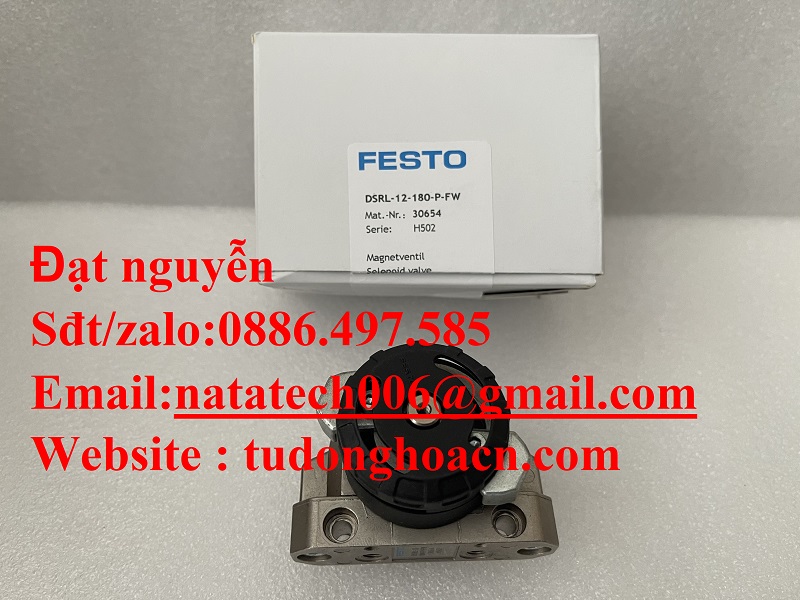 DSRL-12-180-P-FW xi lanh xoay chính hãng Festo giá kho 