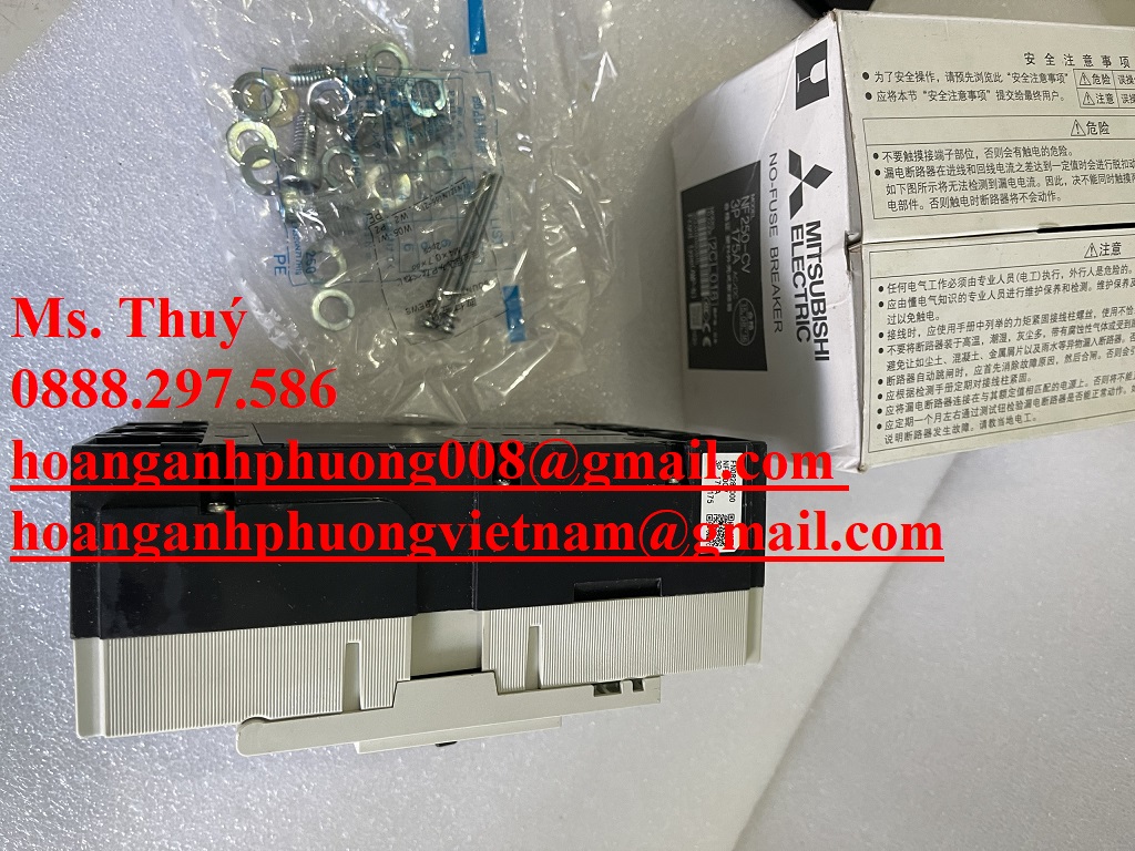 Có sẵn  MCCB Mitsubishi NF250-CV 3p 175A 