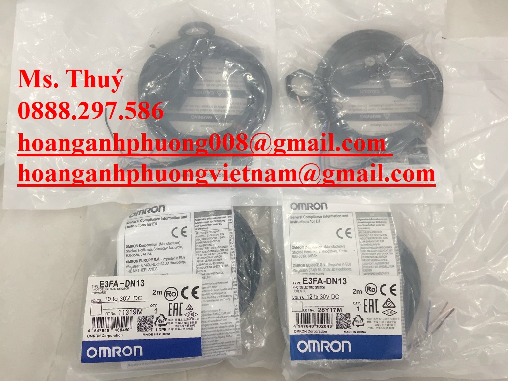 Omron E3FA-DN13 2m  Hàng chính hãng, giá cạnh tranh