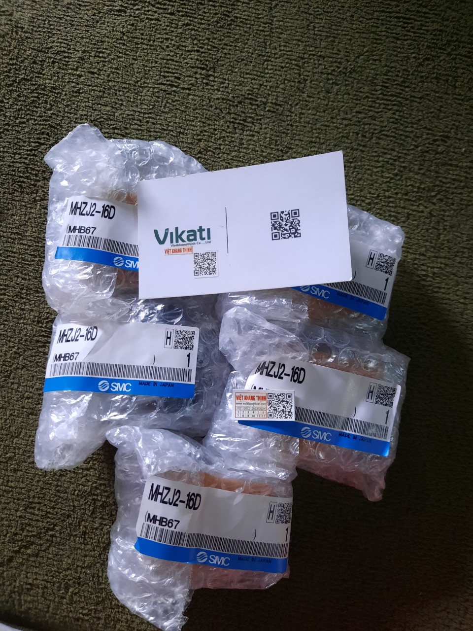 Nối hơi SMC KQ2L06-02AS - Bảo hành chính hãng 12 tháng
