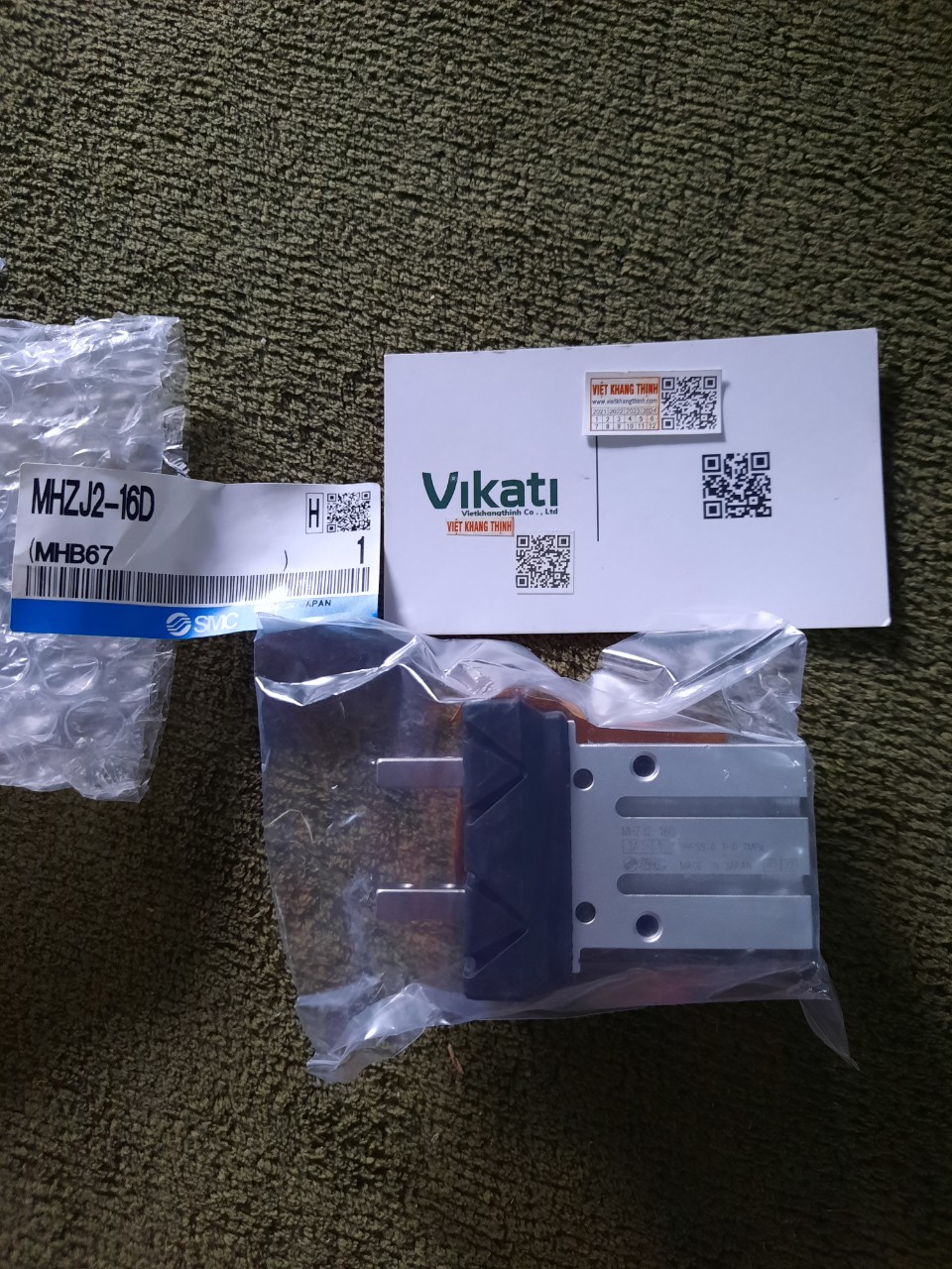 Nối hơi SMC KQ2L06-02AS - Bảo hành chính hãng 12 tháng