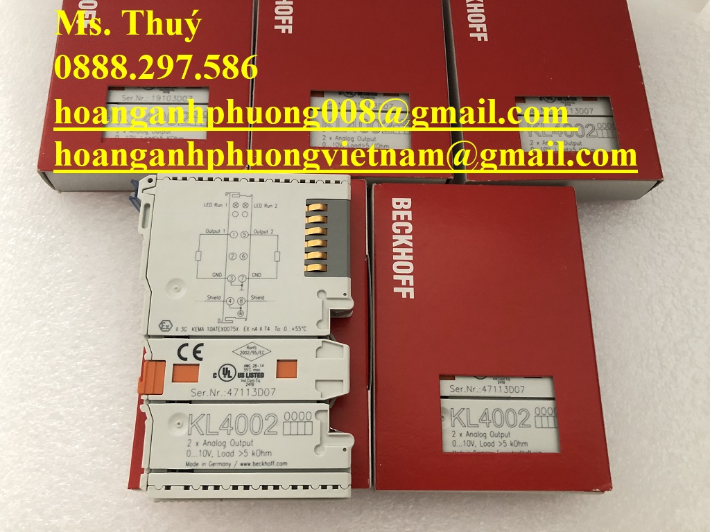 Beckhoff 4002  Mô đun giá tốt, mới, BH 12 tháng