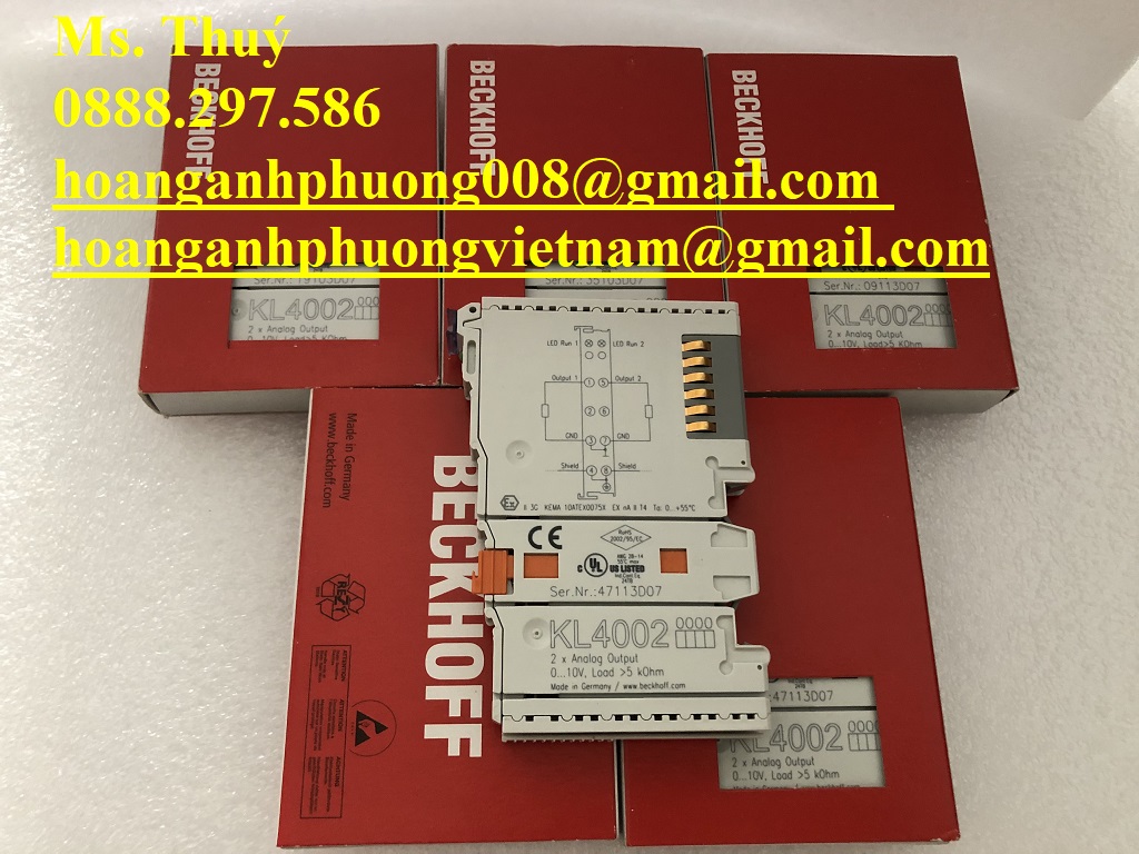 Beckhoff 4002  Mô đun giá tốt, mới, BH 12 tháng