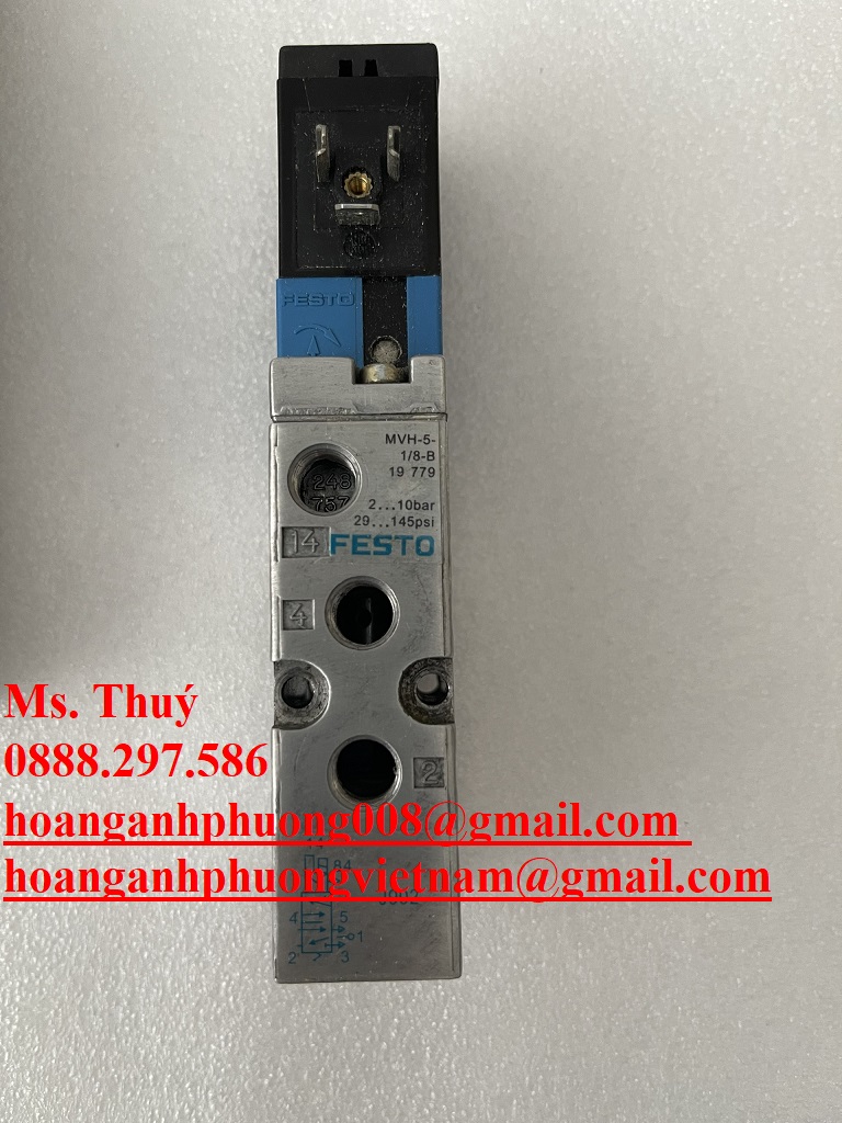 Van điện từ Festo MVH-5-1/8-B  Phân phối Hoàng Anh Phương